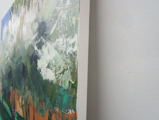Spring Trees by Good Samaritan by Janet Dyer |  Side View of Artwork 