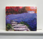 Original art for sale at UGallery.com | Steps Through Lavender by Janet Dyer | $650 | acrylic painting | 14' h x 18' w | thumbnail 3