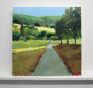 Sunlight on Path, Provence by Janet Dyer |  Context View of Artwork 