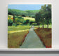 Original art for sale at UGallery.com | Sunlight on Path, Provence by Janet Dyer | $1,000 | acrylic painting | 20' h x 20' w | thumbnail 3