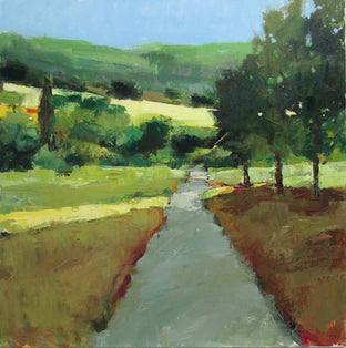 Sunlight on Path, Provence by Janet Dyer |  Artwork Main Image 