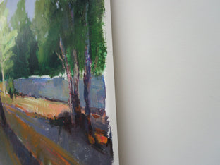 Sunlit Corner by Janet Dyer |  Side View of Artwork 