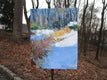 Original art for sale at UGallery.com | Winter Garden by Janet Dyer | $625 | acrylic painting | 18' h x 14' w | thumbnail 3