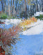 Original art for sale at UGallery.com | Winter Garden by Janet Dyer | $625 | acrylic painting | 18' h x 14' w | thumbnail 1