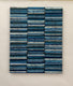 Original art for sale at UGallery.com | Navy Stripes by Janet Hamilton | $2,575 | mixed media artwork | 30' h x 24' w | thumbnail 3