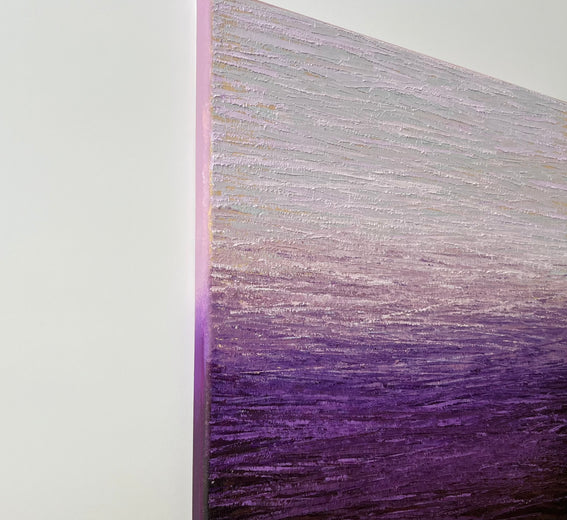 Amethyst Surprise by Janet Hamilton |   Closeup View of Artwork 