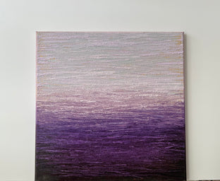 Amethyst Surprise by Janet Hamilton |  Side View of Artwork 