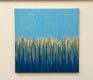 Original art for sale at UGallery.com | Blue Horizon by Janet Hamilton | $2,000 | oil painting | 30' h x 30' w | thumbnail 3