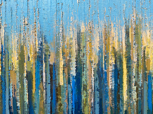 Blue Horizon by Janet Hamilton |   Closeup View of Artwork 