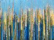 Original art for sale at UGallery.com | Blue Horizon by Janet Hamilton | $2,000 | oil painting | 30' h x 30' w | thumbnail 4