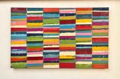 Original art for sale at UGallery.com | Color Grid No. 3 by Janet Hamilton | $3,500 | oil painting | 30' h x 48' w | thumbnail 3