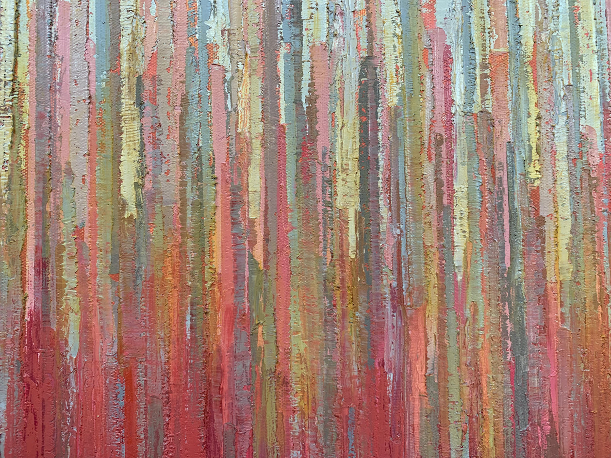 Early Sunset by Janet Hamilton |  Closeup View of Artwork 