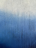 Original art for sale at UGallery.com | Indigo Landscape 2 by Janet Hamilton | $1,350 | oil painting | 24' h x 24' w | thumbnail 4