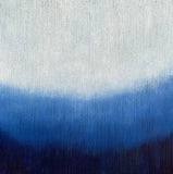 Original art for sale at UGallery.com | Indigo Landscape 2 by Janet Hamilton | $1,350 | oil painting | 24' h x 24' w | thumbnail 1