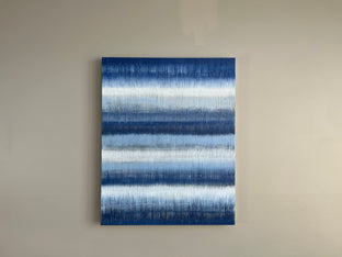 Indigo Stripes 2 by Janet Hamilton |  Context View of Artwork 