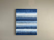 Original art for sale at UGallery.com | Indigo Stripes 2 by Janet Hamilton | $1,625 | oil painting | 30' h x 24' w | thumbnail 3