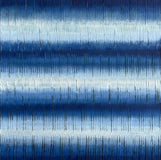 Original art for sale at UGallery.com | Indigo Stripes 3 by Janet Hamilton | $1,350 | oil painting | 24' h x 24' w | thumbnail 1