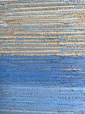 Original art for sale at UGallery.com | Indigo/Beige Stripes by Janet Hamilton | $2,775 | oil painting | 40' h x 30' w | thumbnail 4