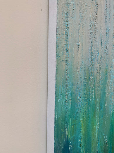 Karma by Janet Hamilton |  Side View of Artwork 