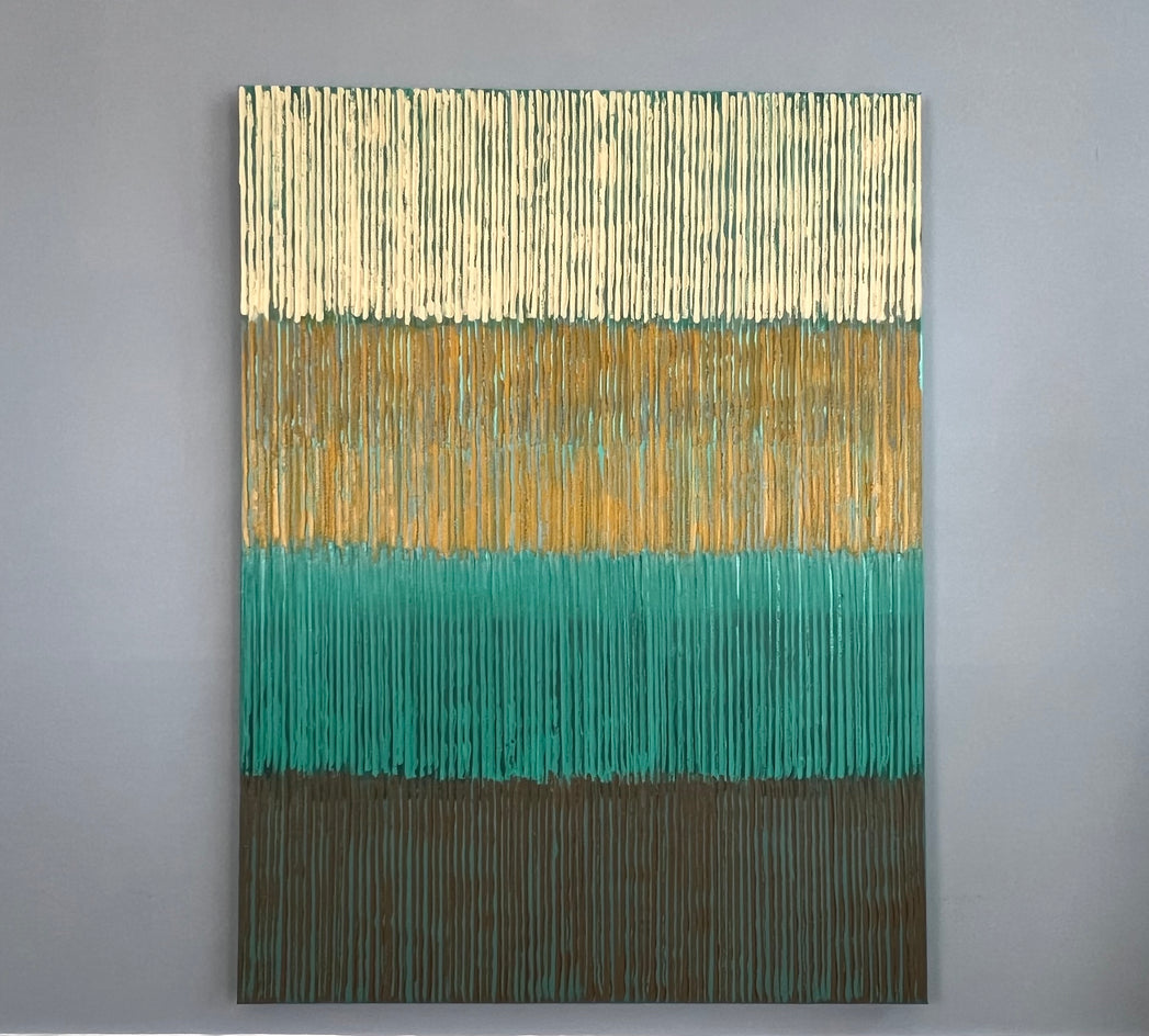 Organic Stripes by Janet Hamilton |  Context View of Artwork 