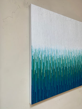 Original art for sale at UGallery.com | Tranquil Mist by Janet Hamilton | $2,900 | oil painting | 36' h x 36' w | photo 2