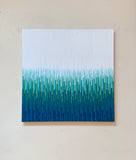 Original art for sale at UGallery.com | Tranquil Mist by Janet Hamilton | $2,900 | oil painting | 36' h x 36' w | thumbnail 3