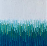 Original art for sale at UGallery.com | Tranquil Mist by Janet Hamilton | $2,900 | oil painting | 36' h x 36' w | thumbnail 1