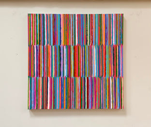 Triple Stripes B by Janet Hamilton |  Context View of Artwork 
