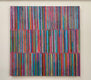 Original art for sale at UGallery.com | Triple Stripes C by Janet Hamilton | $2,800 | oil painting | 36' h x 36' w | thumbnail 3