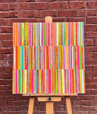 Triple Stripes D by Janet Hamilton |  Context View of Artwork 
