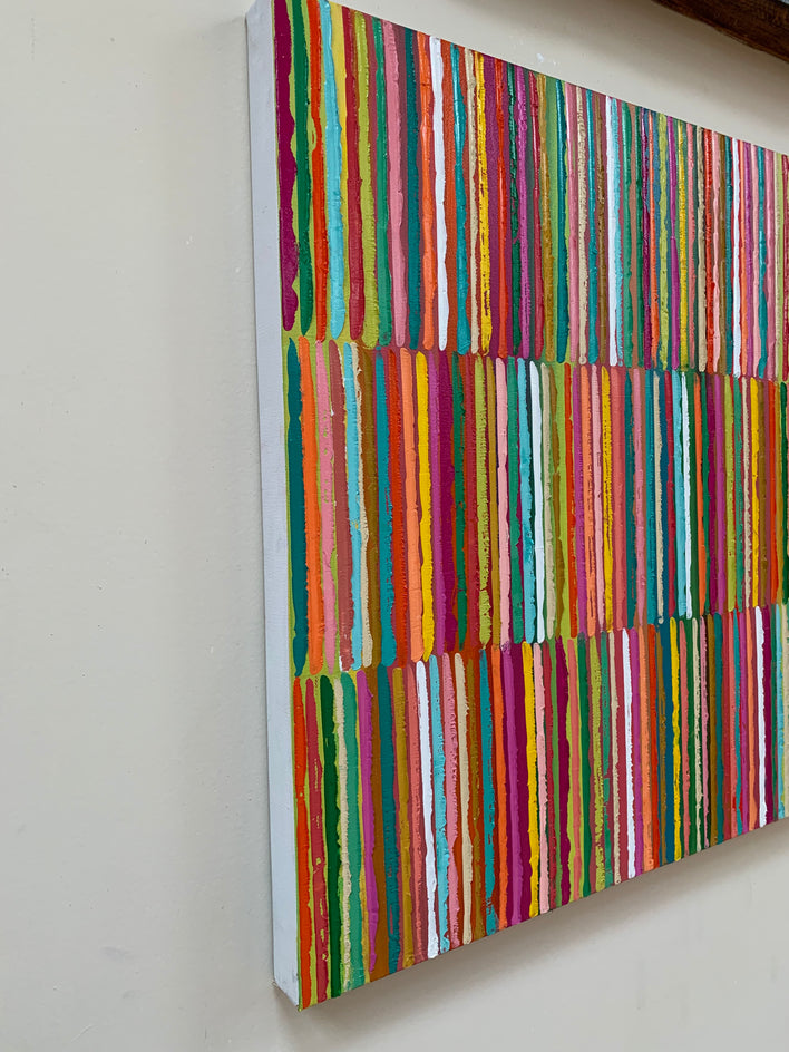 Wishful Thinking by Janet Hamilton |  Side View of Artwork 