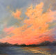 Original art for sale at UGallery.com | Sunset Passion by Janet Triplett | $850 | oil painting | 16' h x 16' w | thumbnail 1