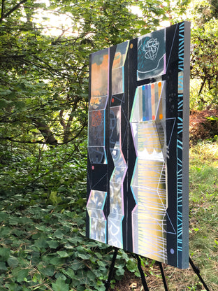 Folding/Unfolding by Janine Etherington |  Side View of Artwork 