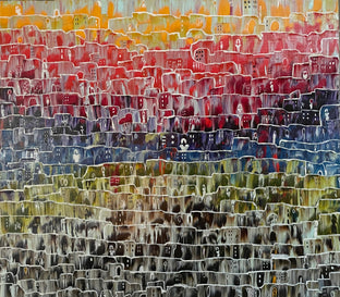 Original art for sale at UGallery.com | Sidhe I by Jason Astorquia | $5,775 | acrylic painting | 48' h x 54' w | photo 1