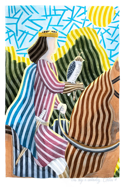 A King in Backlight by Javier Ortas | Artwork Main Image