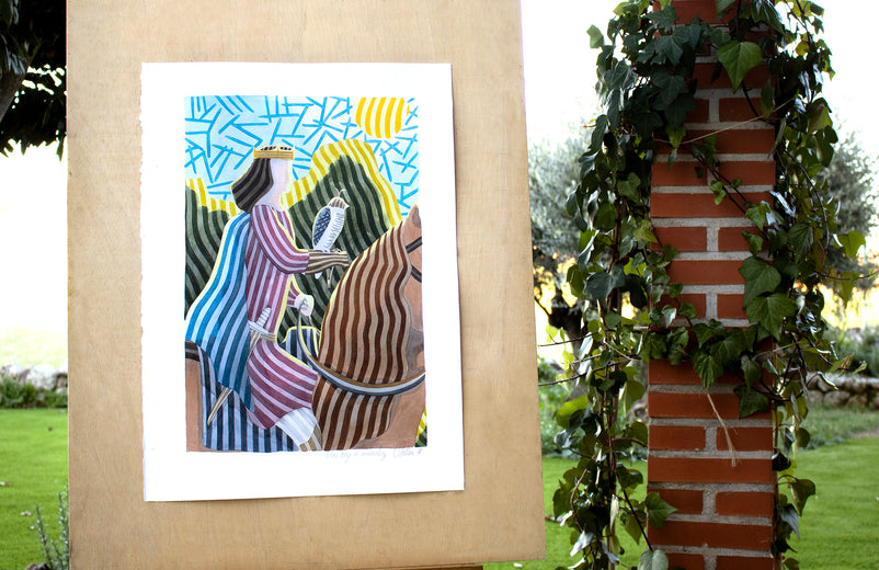 A King in Backlight by Javier Ortas |  Context View of Artwork 