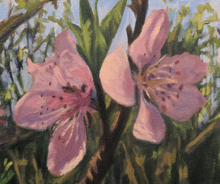Original art for sale at UGallery.com | Spring Blossoms by Jay Jensen | $625 | oil painting | 10' h x 12' w | photo 2