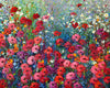 Original art for sale at UGallery.com | Bonjour Garden by Jeff Fleming | $850 | oil painting | 24' h x 30' w | thumbnail 1