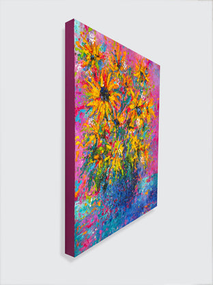 Bouquet for Monet by Jeff Fleming |  Side View of Artwork 