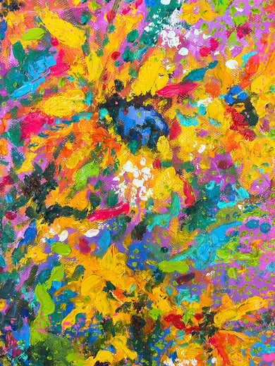 Bouquet for Monet by Jeff Fleming |   Closeup View of Artwork 