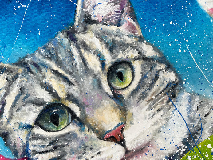 Catcher by Jeff Fleming |   Closeup View of Artwork 