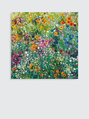 Original art for sale at UGallery.com | Chanel's Garden by Jeff Fleming | $600 | oil painting | 20' h x 20' w | photo 3