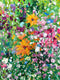 Original art for sale at UGallery.com | Chanel's Garden by Jeff Fleming | $600 | oil painting | 20' h x 20' w | thumbnail 4