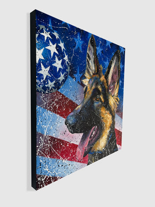 Original art for sale at UGallery.com | Dogmocracy by Jeff Fleming | $800 | oil painting | 24' h x 24' w | photo 2