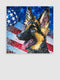 Original art for sale at UGallery.com | Dogmocracy by Jeff Fleming | $800 | oil painting | 24' h x 24' w | thumbnail 3