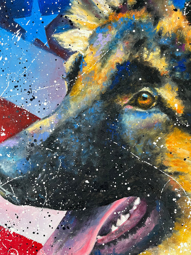 Dogmocracy by Jeff Fleming |   Closeup View of Artwork 