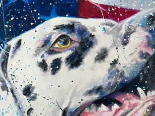 Original art for sale at UGallery.com | Dogmocracy ll by Jeff Fleming | $600 | oil painting | 20' h x 16' w | photo 4