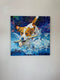Original art for sale at UGallery.com | Fun Fetch by Jeff Fleming | $2,300 | oil painting | 36' h x 36' w | thumbnail 3