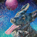 Original art for sale at UGallery.com | Golden Eyes by Jeff Fleming | $600 | oil painting | 20' h x 20' w | thumbnail 1