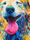 Original art for sale at UGallery.com | Lazy Dog Day by Jeff Fleming | $2,300 | oil painting | 36' h x 36' w | thumbnail 3